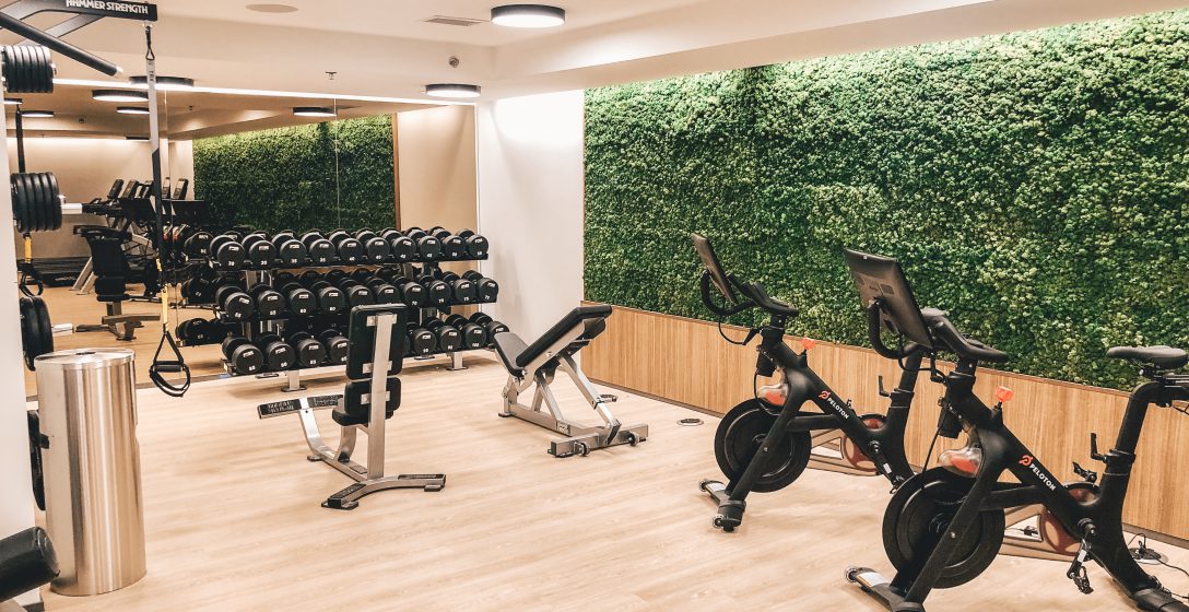 Luxury fitness space